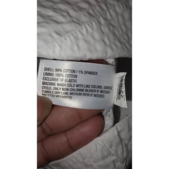 NWT A New Day White Textured Sleeveless Mini Dress Adjustable Straps For Women's - Picture 7 of 8